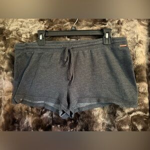 Danskin Black Pajama Shorts Lightweight Elastic Waist